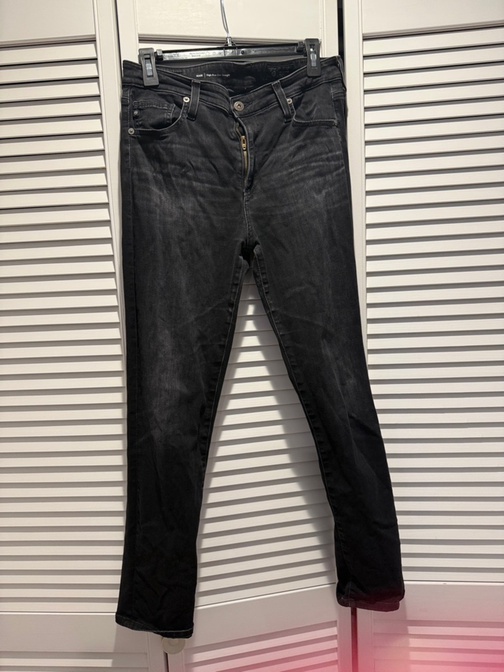 AG Mari high-rise straight leg - size 30